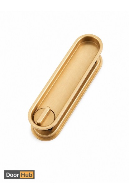 Rose Gold Sliding Door Handle Set – Telescopic Lock for Wooden & Aluminium Doors
